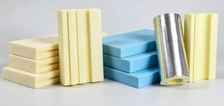 Various laminated foam board products XPS insulation board.webp