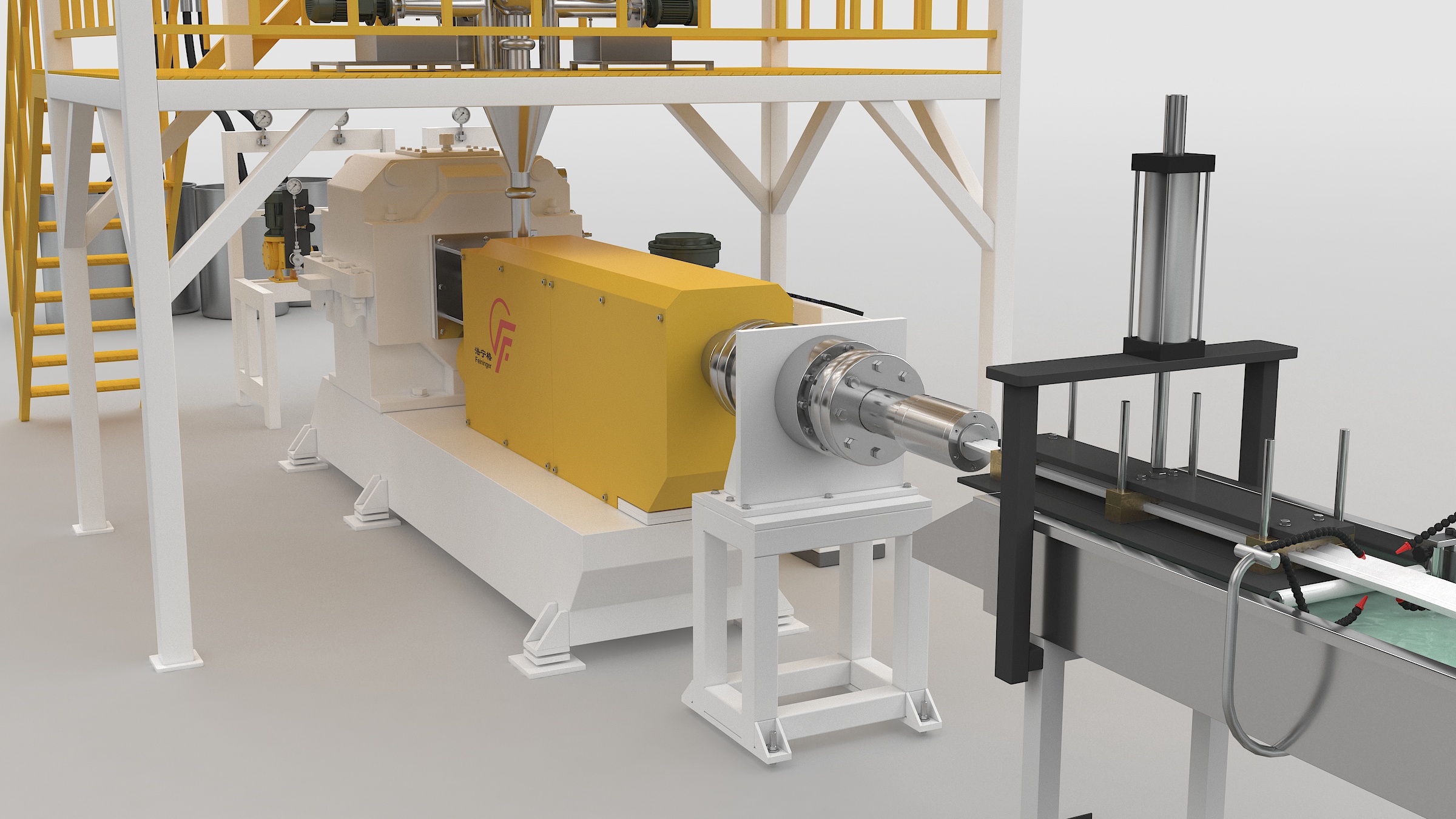 XPS cornice production line3